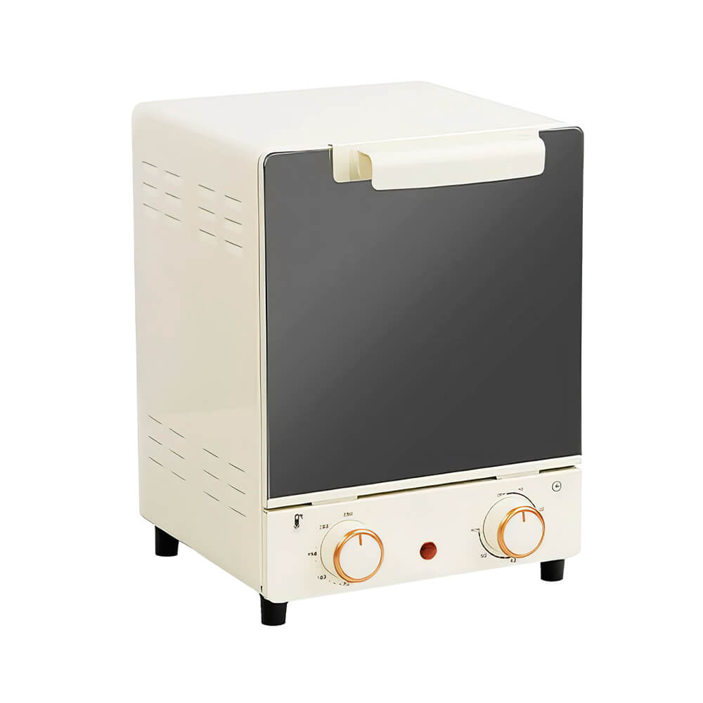 15L Toaster Oven – 1000W Compact Electric Oven with Dual Heaters & 60-Minute Timer
