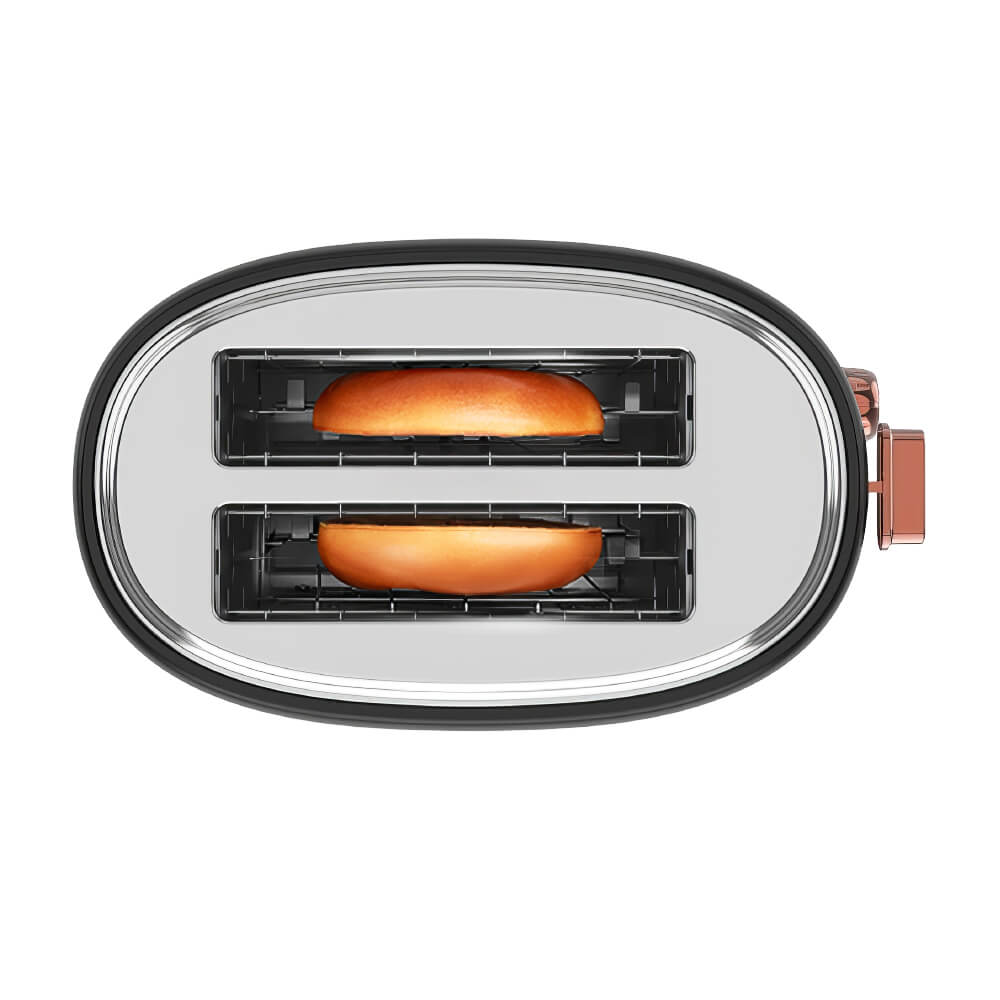 2-Slice Toaster with Warming Rack, 6 Browning Settings and 4 Functions