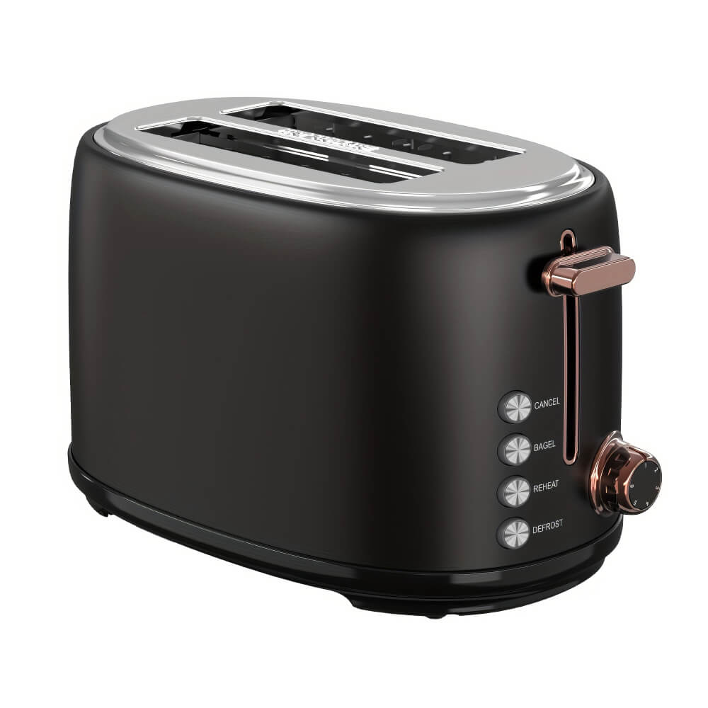 2-Slice Toaster with Warming Rack, 6 Browning Settings and 4 Functions