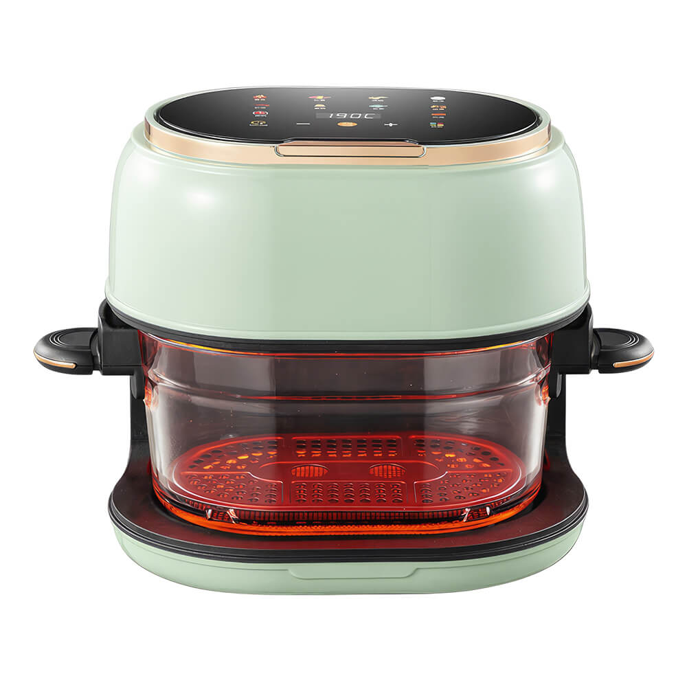 4L 1350W Touch Screen Air Fryer with Adjustable Temperature and Timer