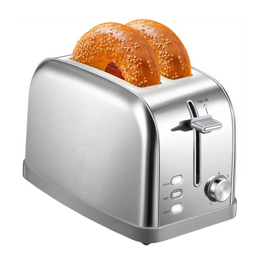 2 Slice Toaster Retro Bagel Toaster with 7 Bread Shade Settings 2 Extra Wide Slots